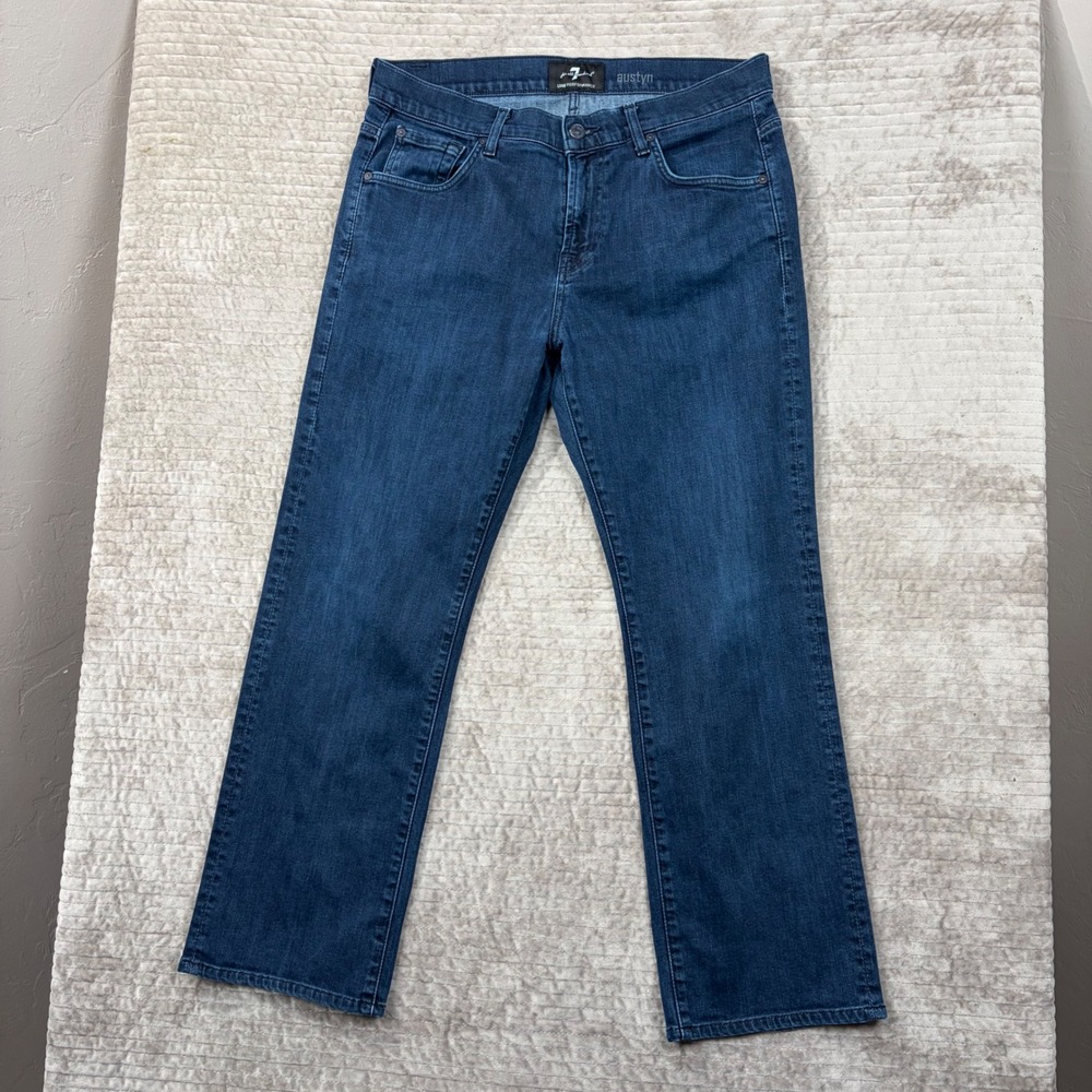 7 For All Mankind Austyn Luxe Performance Relaxed Straight Leg‎ Jeans 33x27